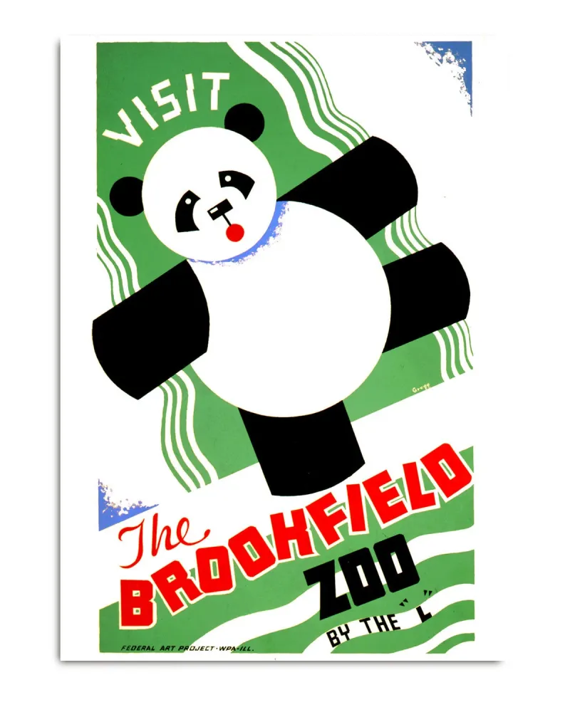 Visit Brookfield Zoo No. 2 30x40