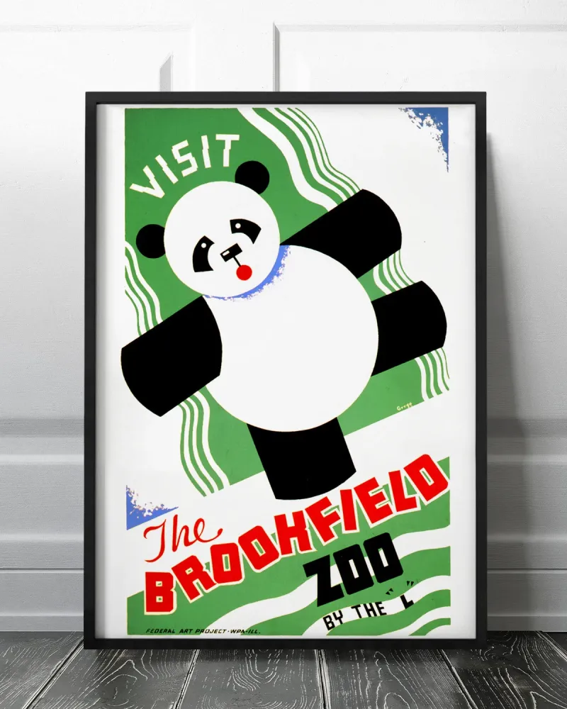 Visit Brookfield Zoo No. 2 30x40