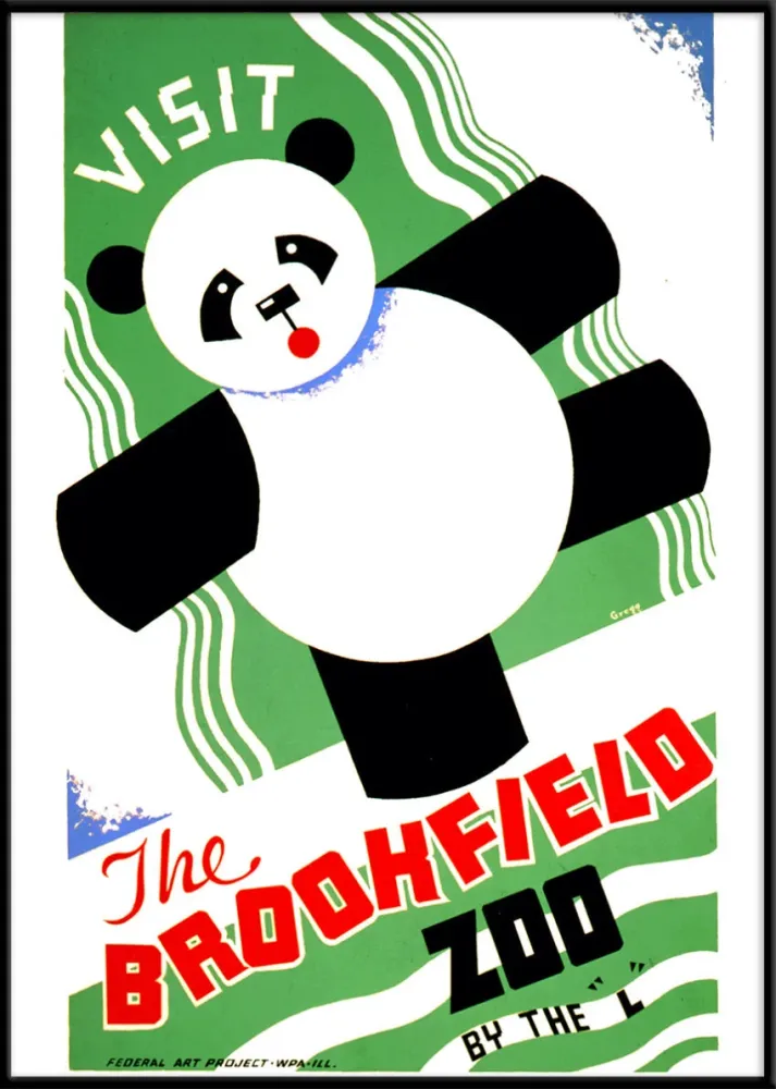 Visit Brookfield Zoo No. 2 30x40