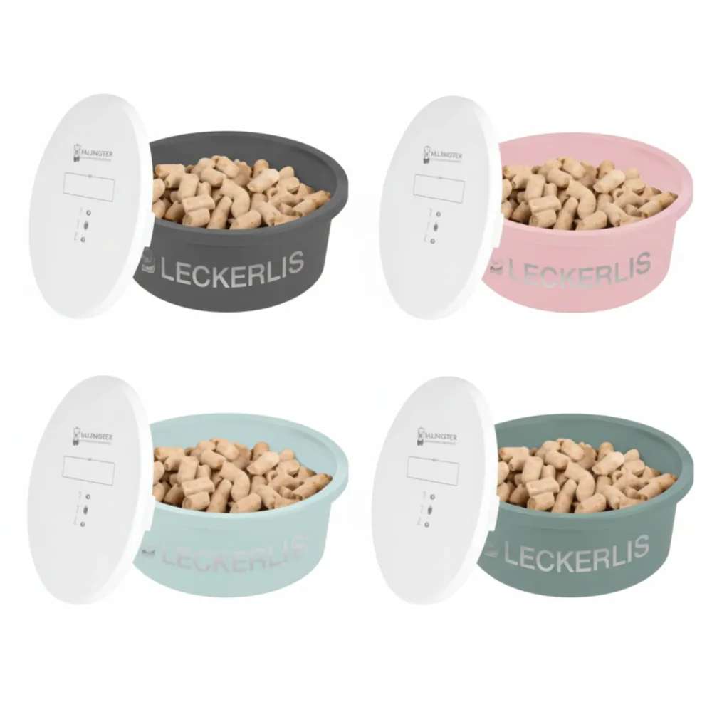 Waldhausen Snack bøtte 2 liter m. låg - Flere farver Azure