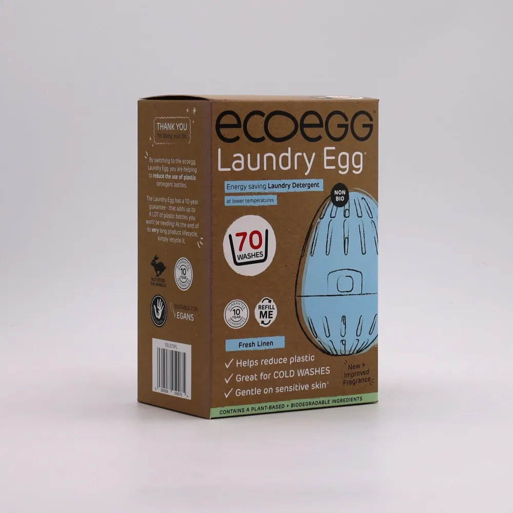 Waterproof IPX7 Ecoegg - 2nd Gen vaskeæg 70 vaske Orange