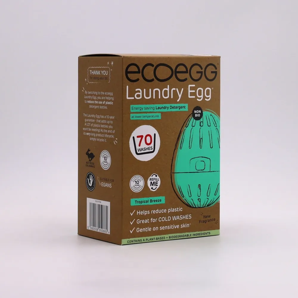 Waterproof IPX7 Ecoegg - 2nd Gen vaskeæg 70 vaske Orange
