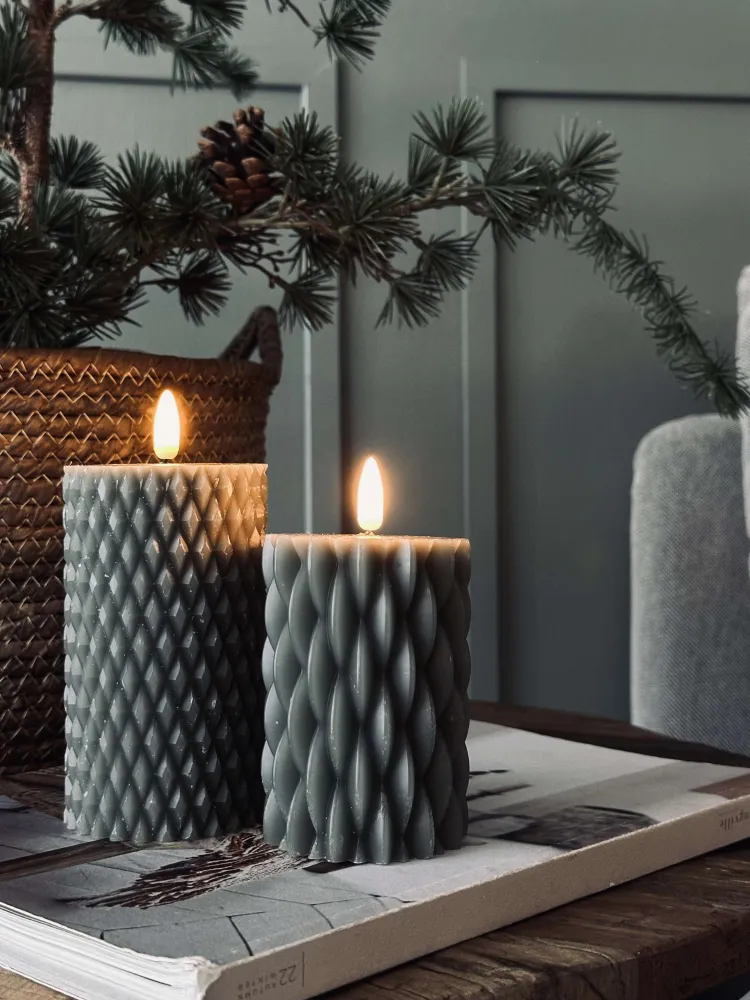 Waterproof IPX7 LED Bloklys / Design – 2 stk Grøn