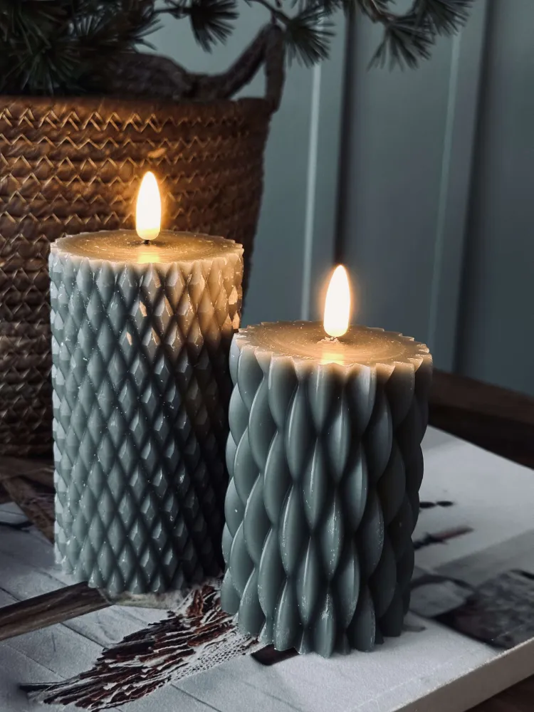 Waterproof IPX7 LED Bloklys / Design – 2 stk Grøn