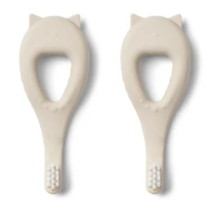 Waterproof IPX7 Liewood Janelle Tandbørste, double-set - Sandy