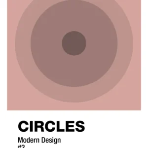 Waterproof IPX7 plakat: circles #2 - bubble shell 60