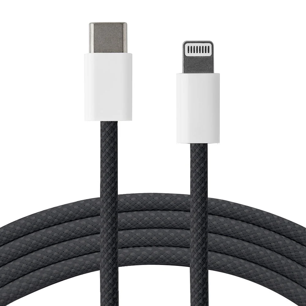 Xceed Braided USB-C til Lightning Kabel PD 60W - 2m - Charcoal