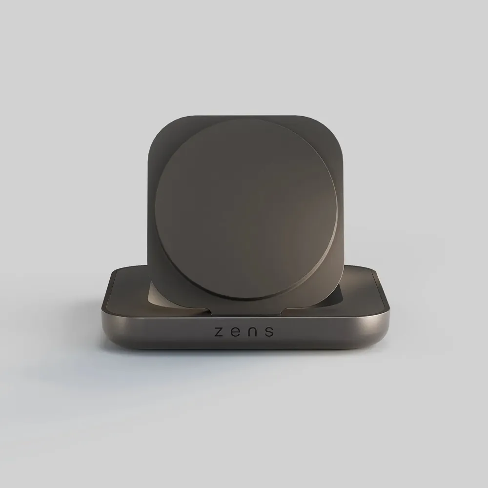 Zens Magnetic Nightstand Charger Qi2 15 W Stable Charge Black