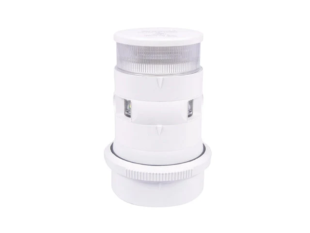 Aqua Signal, AS 34 Serie LED Kombineret Top- og Ankerlanterne, Hvidt hus, 12-24V, IP67
