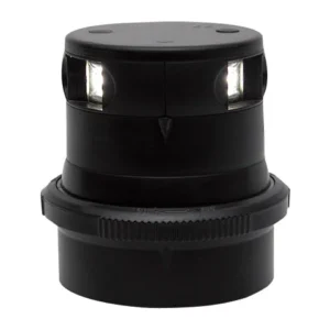 Aqua Signal, AS 34 Toplanterne, Sort, IP67, 12-24V, 1 LED