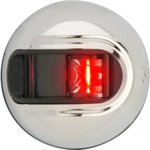 Attwood, Bagbordslanterne LED Navigationslys, Lodret Rund SS, ATT-NV3012SSR-7