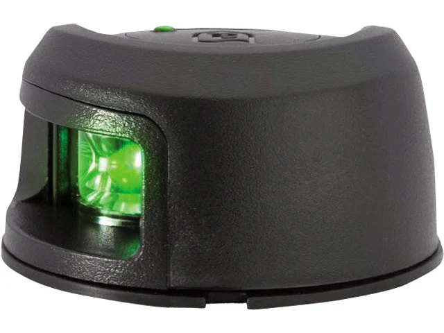 Attwood, Styrbordslanterne LED Navigationslys, påbygning, Sort (1 stk), ATT-NV2012PBG-7