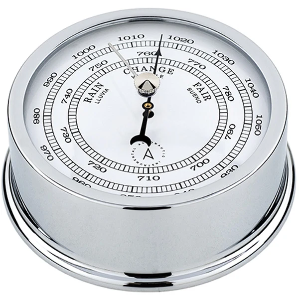 Autonautic atlantic 95 barometer Ø95/70 mm forkromet messing