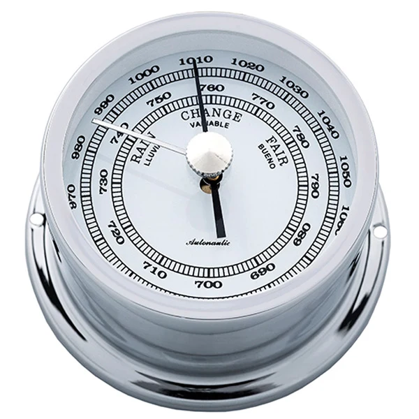 Autonautic minor 72 barometer Ø72/50 mm forkromet messing