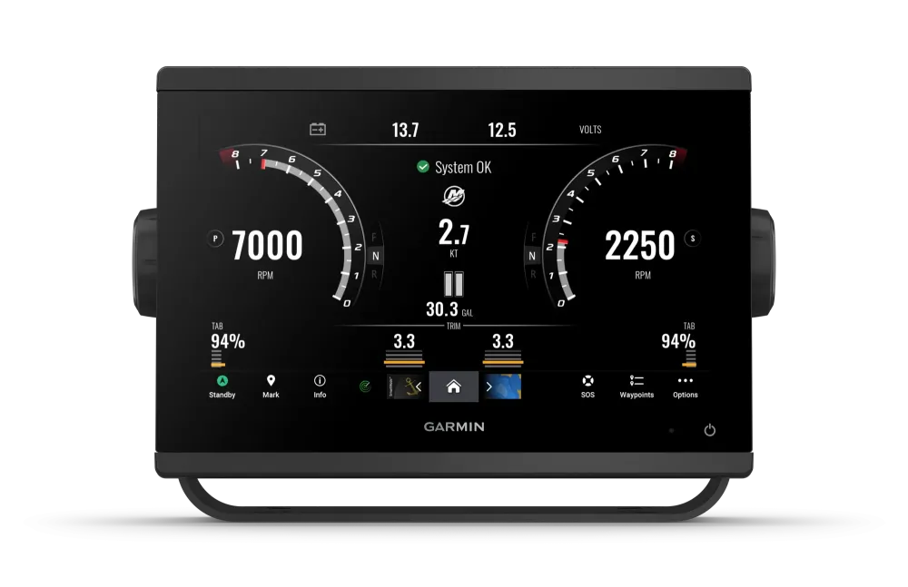 DEMO - Garmin GPSMAP® 923xsv, SideVü, ClearVü og Traditional chirp ekkolod med globalt baggrundskort
