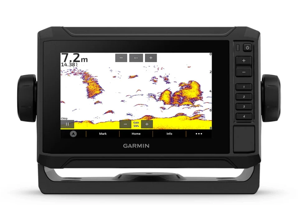ECHOMAP™ UHD2 6" kortplottere 62sv med GT54UHD-TM Transducer