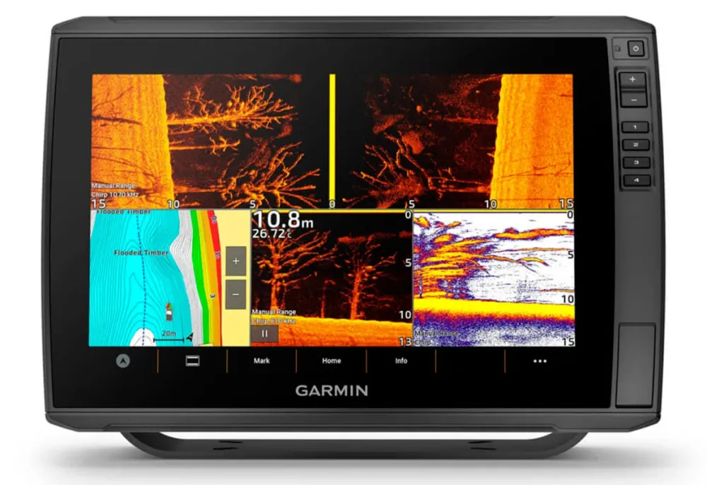ECHOMAP™ Ultra 2 12" kortplottere, 122sv med GT56UHD-TM Transducer