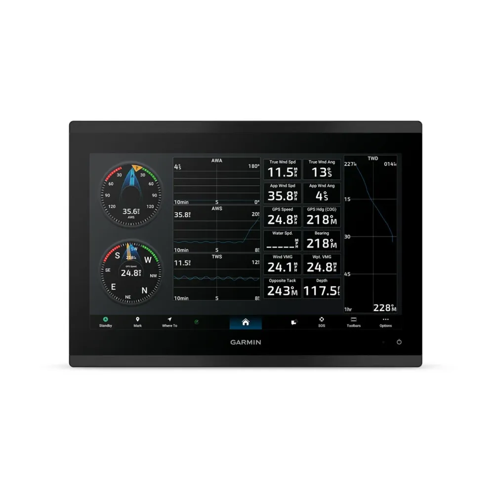 Garmin GPSMAP 9013 med globalt baggrundskort