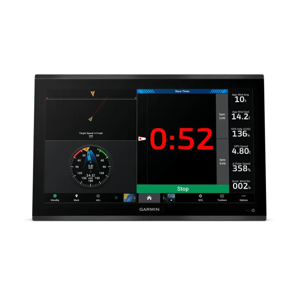 Garmin GPSMAP 9022 med globalt baggrundskort