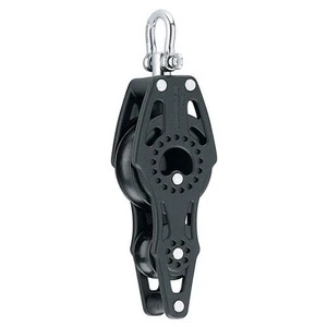 Harken Carbo Blok 57 mm enkelt m. hunsvot, violin