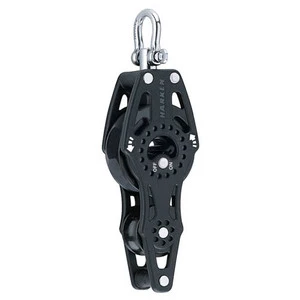 Harken Carbo Ratchet Blok 75 mm enkelt, hunsvot, v