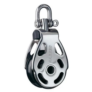 Harken ESP 75 mm Enkeltblok i RF stål m. svirvel