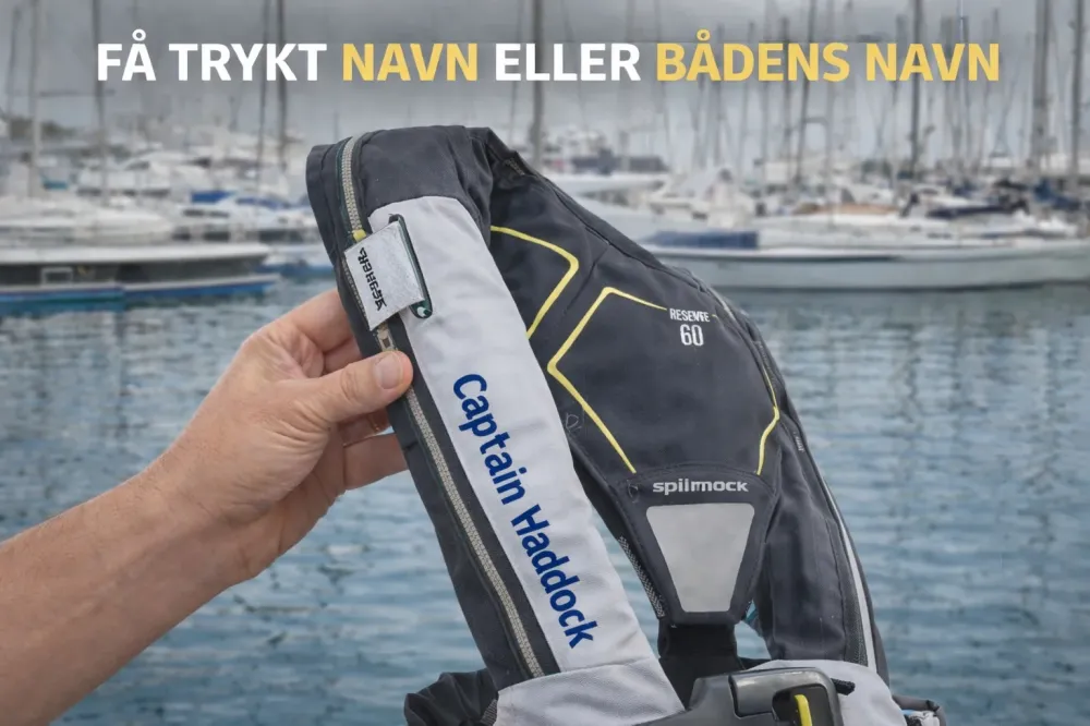 Hvidt tryk på Spinlock Deckvest Lite & Lite+