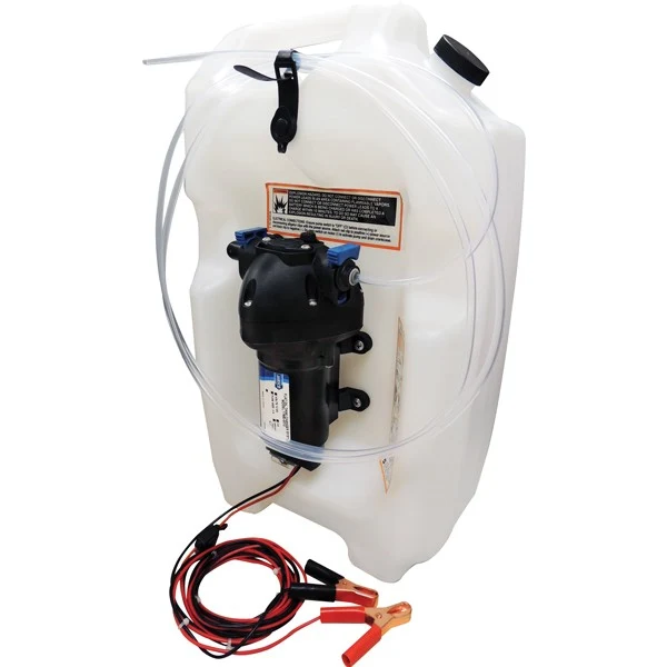 Jabsco oliepumpe 12V med 13l tank