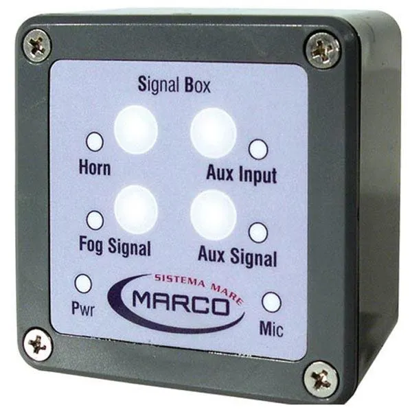 Kontrol panel til marco elektronisk horn 12/24V