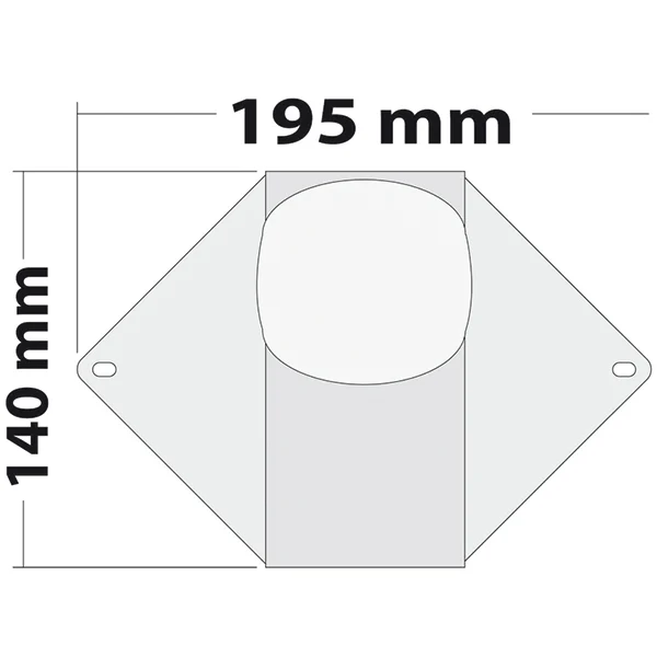 Led toplanterne 2W/dæklys 4x1W, 12/24V indtil 20m