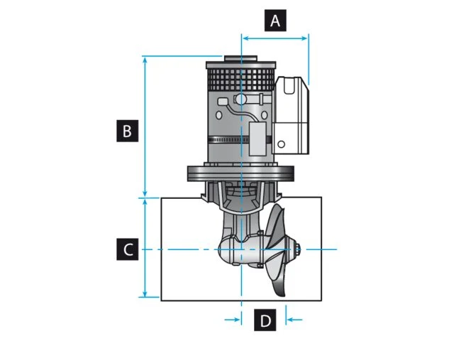 Lewmar bovpropel TT185 4.0KW 24V GEN2