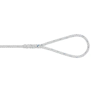Liros Polyester 3-slået 10mm hvid 10m fortøjning