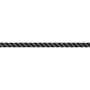 Liros Polyester 3-slået 12mm sort