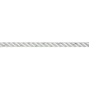 Liros Polyester 3-slået 5mm hvid