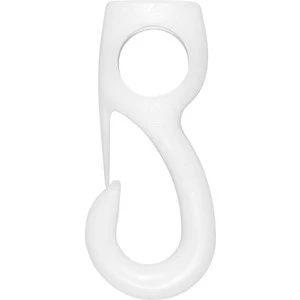 Liros Snap Hook 4 mm hvid 5 stk.