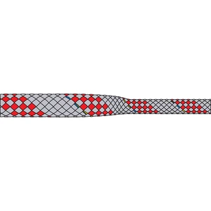 Liros Taper Pro 11 mm sølvgrå-rød 35 m