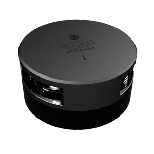 Lopolight 2nm 225° Top, hor.mont. 0,7m kabel sort