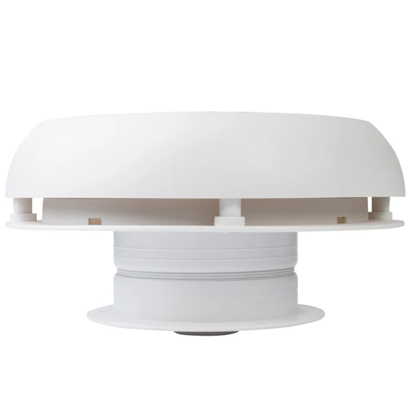 Marinco 3" Day & Night solcelle ventilator, plast hvid