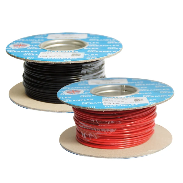 Oceanflex marinekabel fortinnet sort 10.0mm2 100m