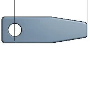 Roca rigel 2,5" kort, lige