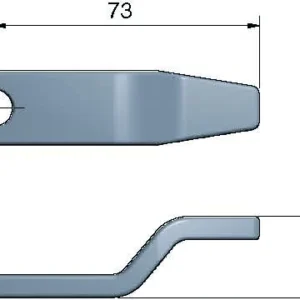 Roca rigel 2,5" lang, medium