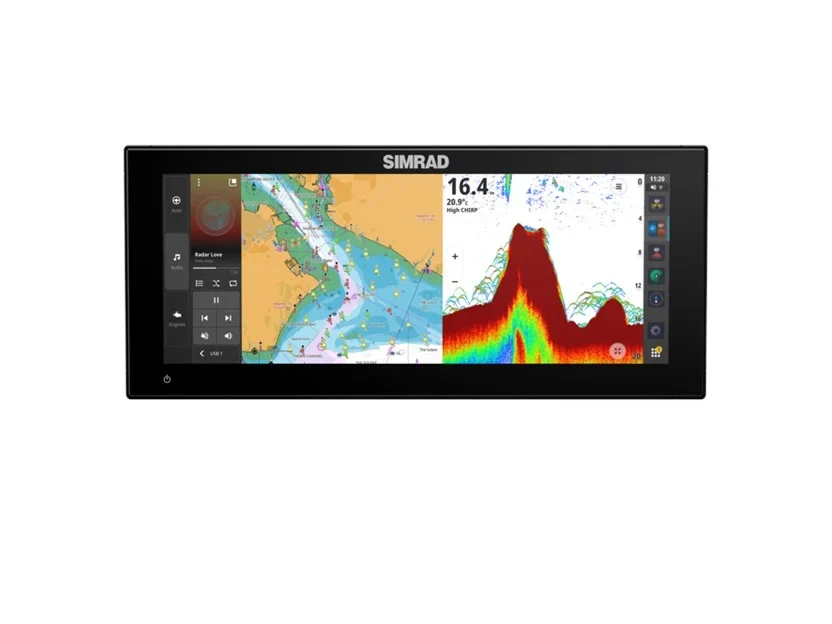 Simrad NSX 3012 Ultra Wide m/3-i-1 transducer, 12"