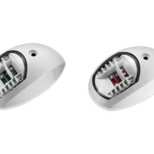 Talamex, LED Lanternesæt (styrbord + port), hvidt, IP67, CE-mærket