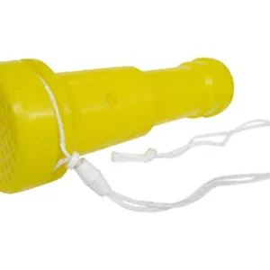 Talamex, Tågehorn plast, Gul (1 stk)