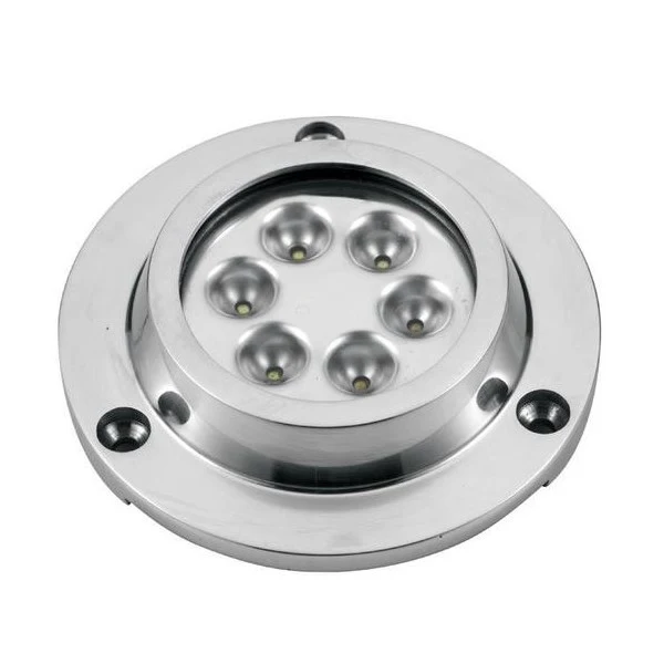 Undervandsbelysning til overflademontering 14,2 W 8 30 V 6 LED blå