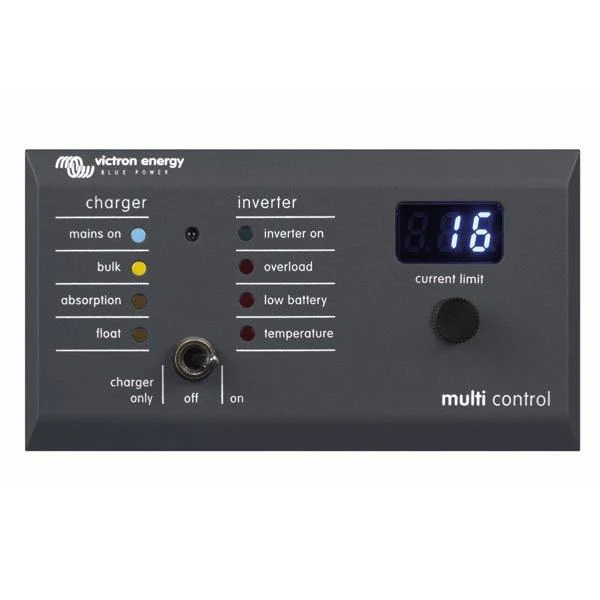 Victron kontrolpanel multi & quatro vinklet stik