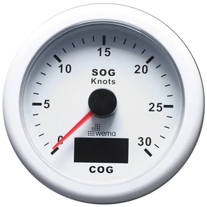 Wema Spedometer 30 kn Hvidt