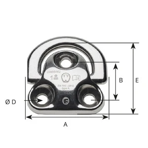 Wichard Pad eye 8 mm - PPE